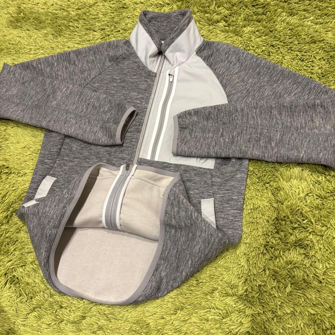 マスターバニーエディション ジップジャケット アウター 異素材 グレー サイズ1