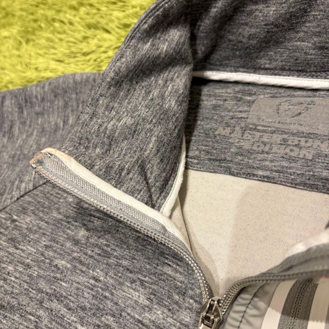 マスターバニーエディション ジップジャケット アウター 異素材 グレー サイズ1