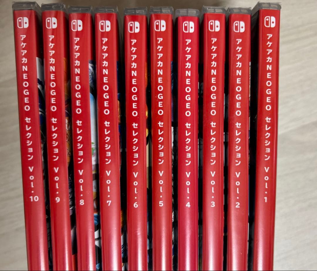 新品未開封 アケアカNEOGEO セレクション Vol.1〜10 Switch