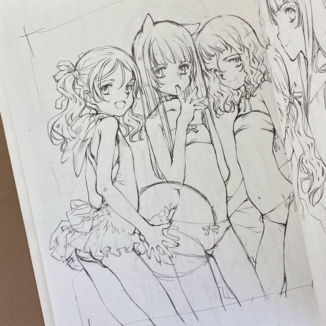 ゲーム 白詰草話 全原画集⭐大槍葦人⭐LITTLE WITCH