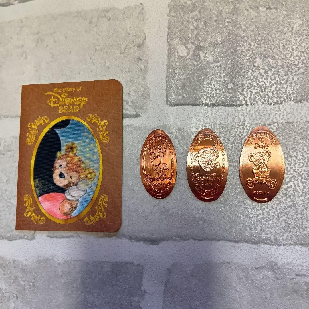 ディズニーベア　ダッフィー　タグ　絵本　スーベニアメダル　初期