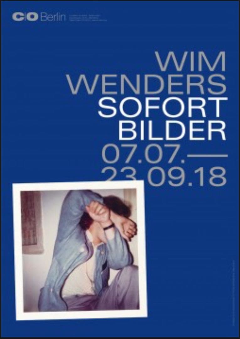 Wim Wenders sofort bilder CO BERLIN ポスター
