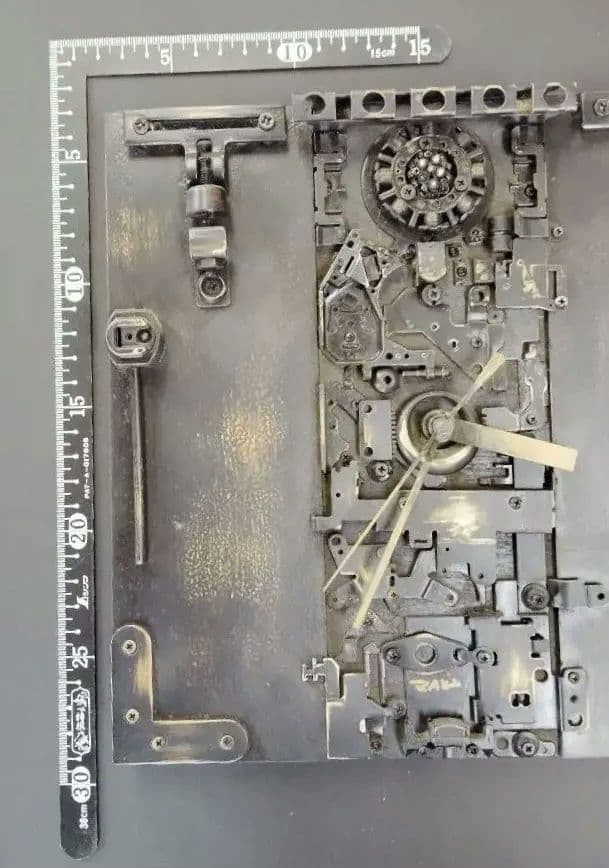 機械的時計内部構造アート　Ｔ01　スチールパンク
