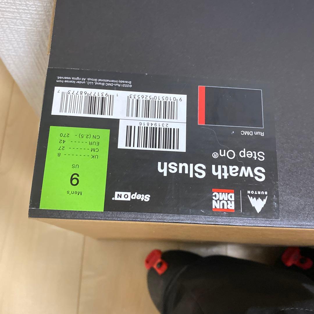 【美品_ステップオン】Burton x Run DMC Step On 27cm