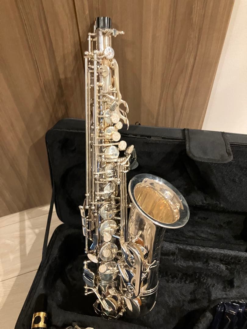 中古J.MichaelAL-900Sシルバーアルトサックス専用ハードケース付き