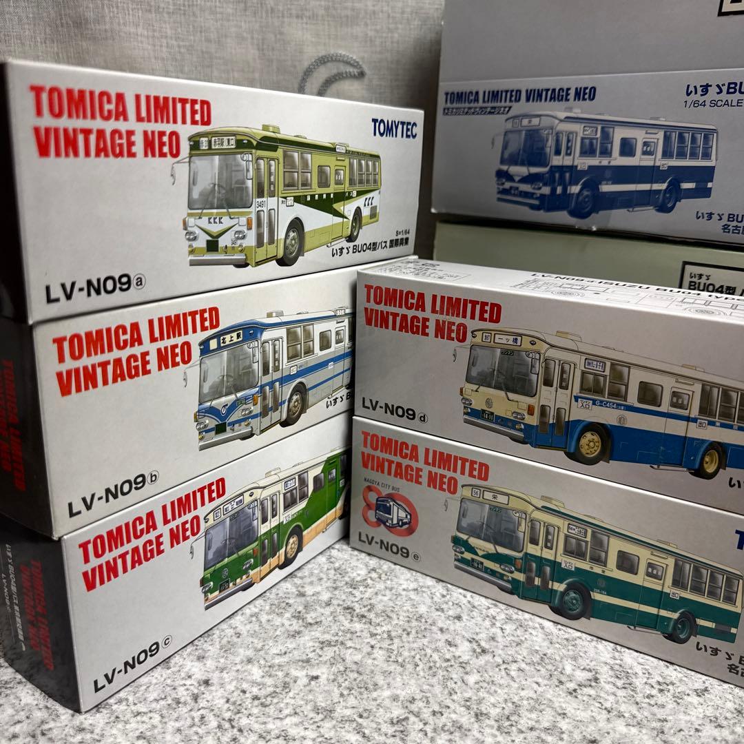 サ*カ様 トミカリミテッドヴィンテージネオLV-N09いすゞBU 04型バス5台