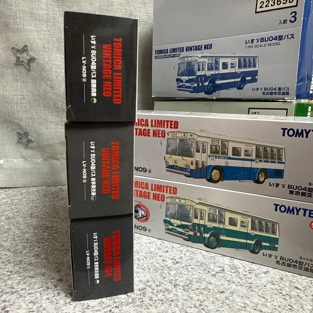 サ*カ様 トミカリミテッドヴィンテージネオLV-N09いすゞBU 04型バス5台