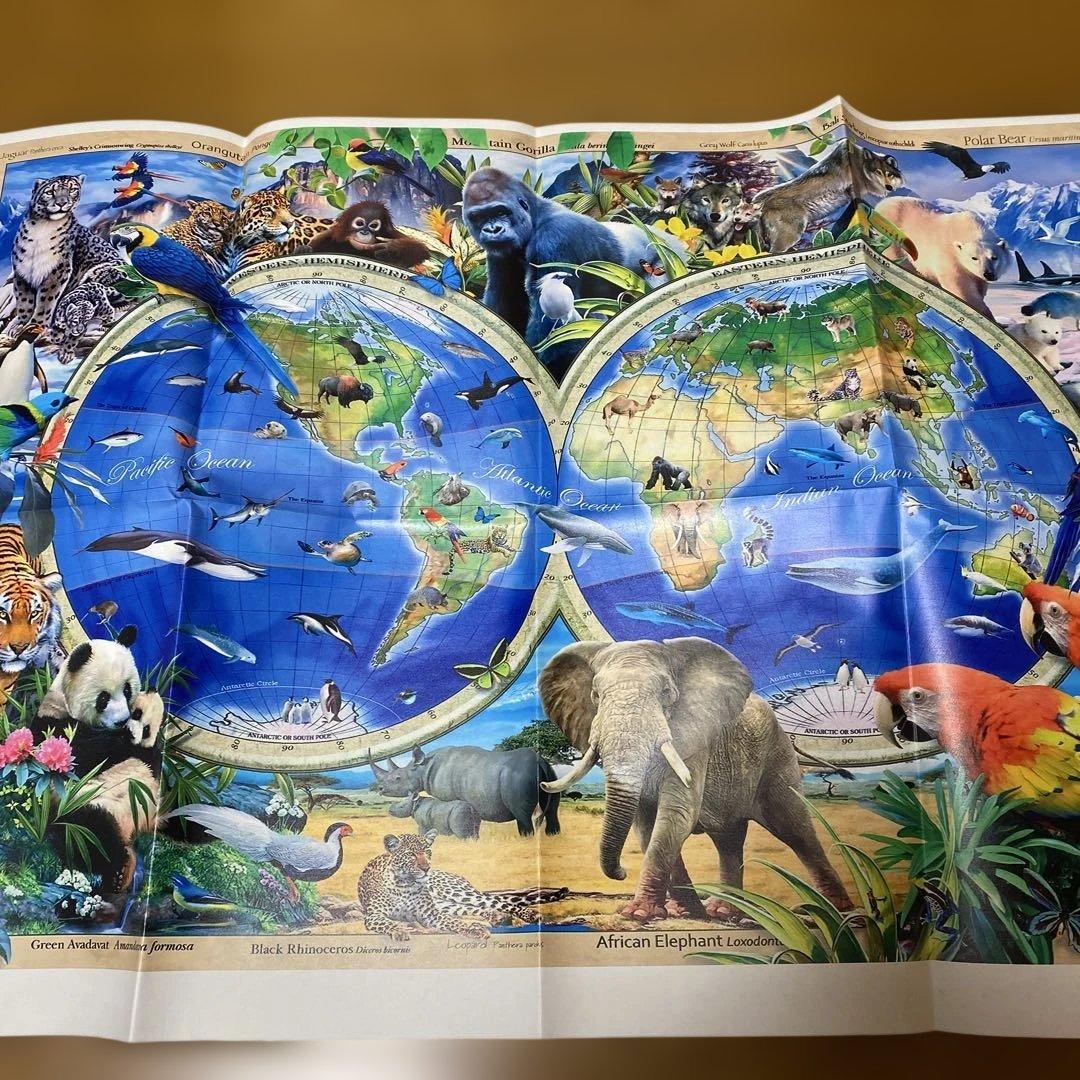 YU GONG FANG 5000ピース ジグソーパズル　地球動物