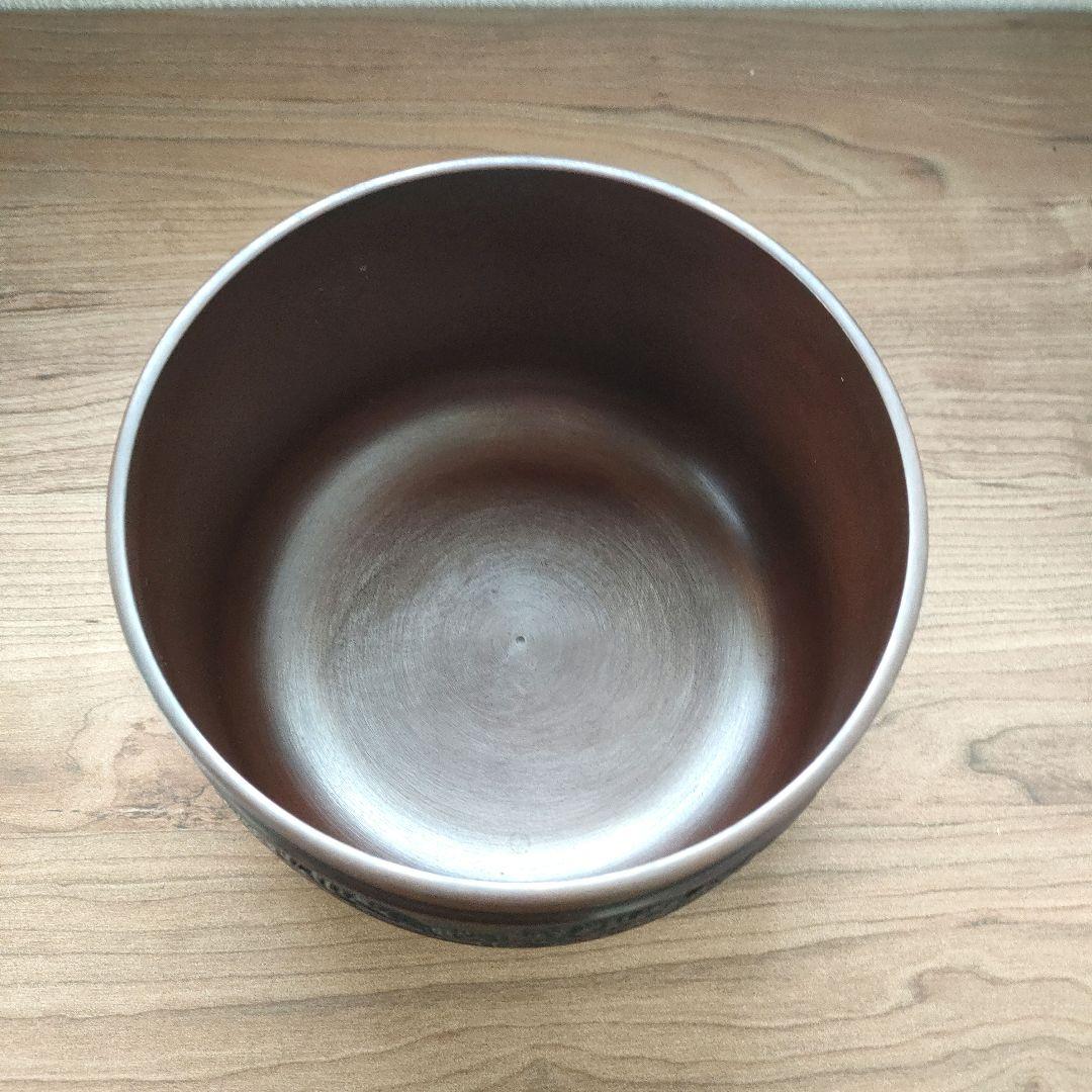 〈未使用〉唐銅　建水　こぼし　茶道具