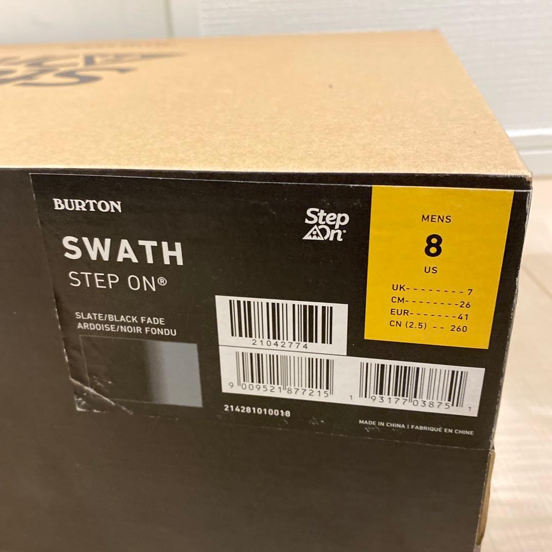 【即日発送】スノボブーツ　BURTON SWATH STEP ON 26.0cm