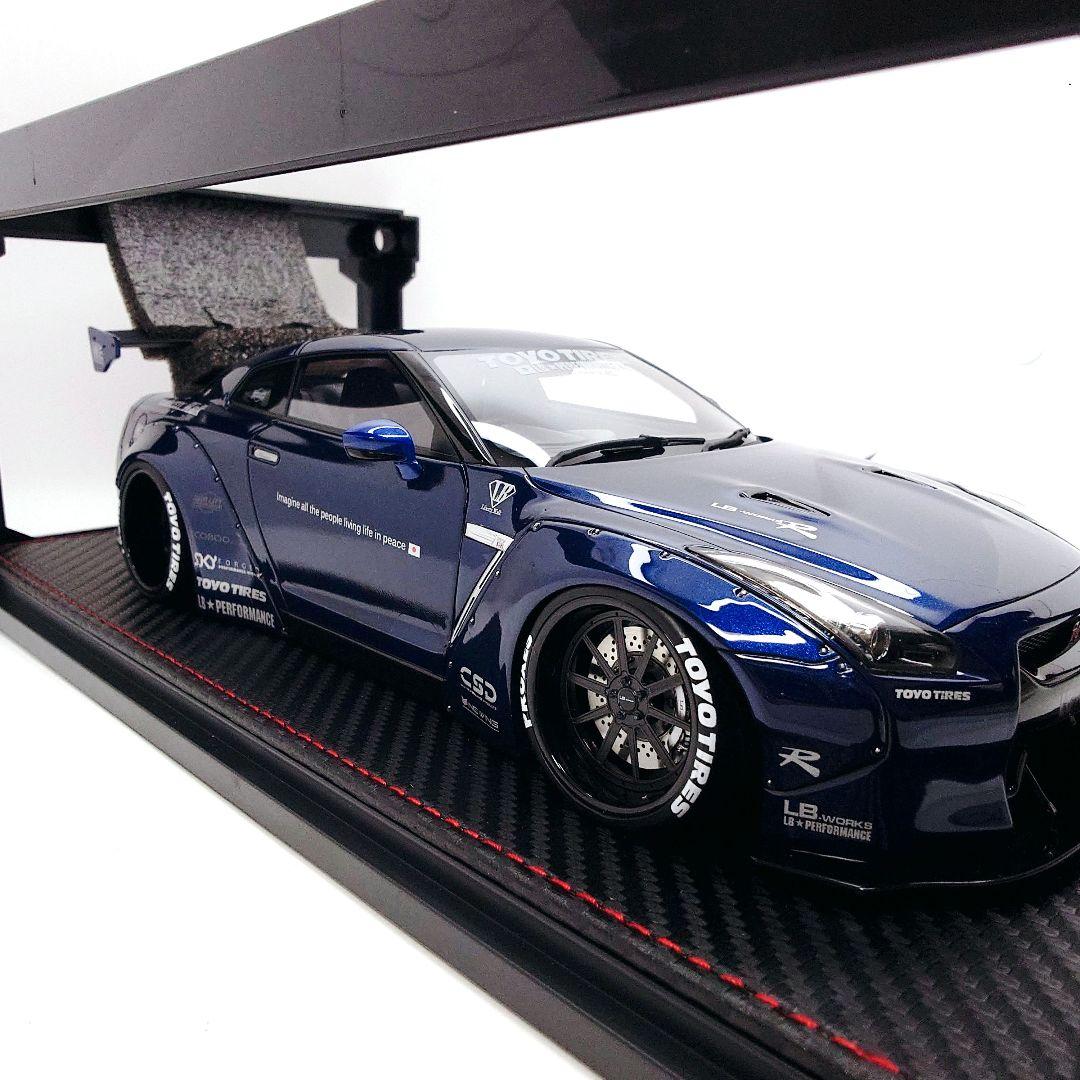 1/18イグニッションモデル リバティーウォーク ブルーメタリック