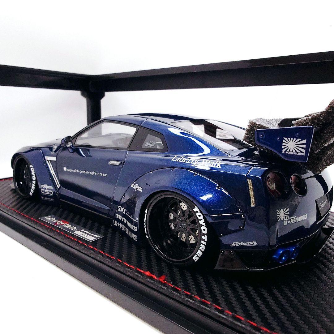 1/18イグニッションモデル リバティーウォーク ブルーメタリック