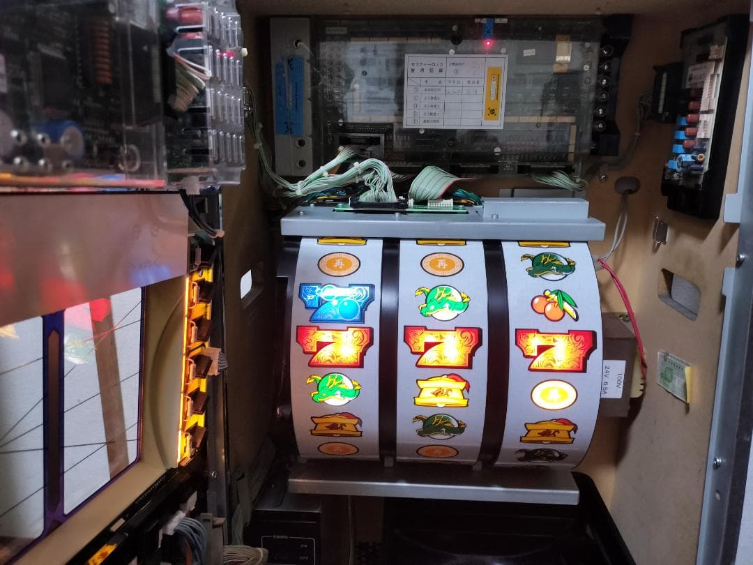 【パチスロ実機】山佐★サイバードラゴン【オートプレイ付不要機付】４号機