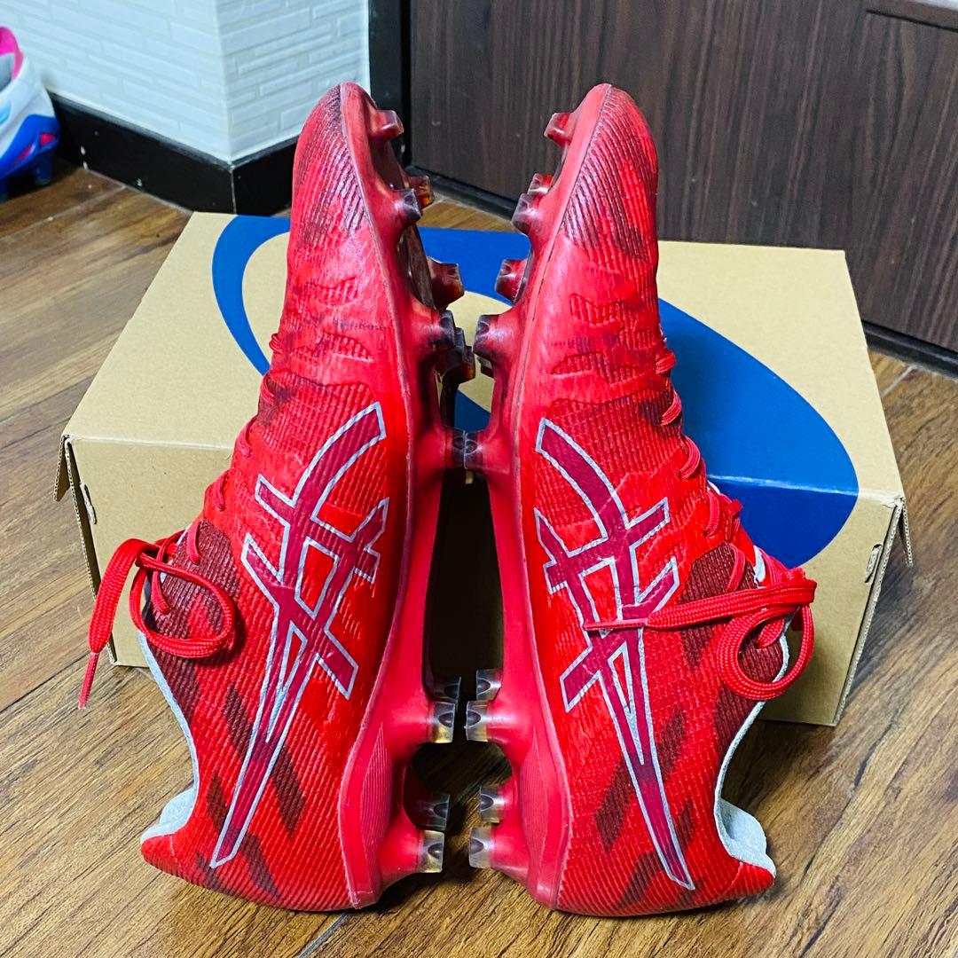 アシックス DS LIGHT ACROS PRO 3(レッド×ホワイト)27.5