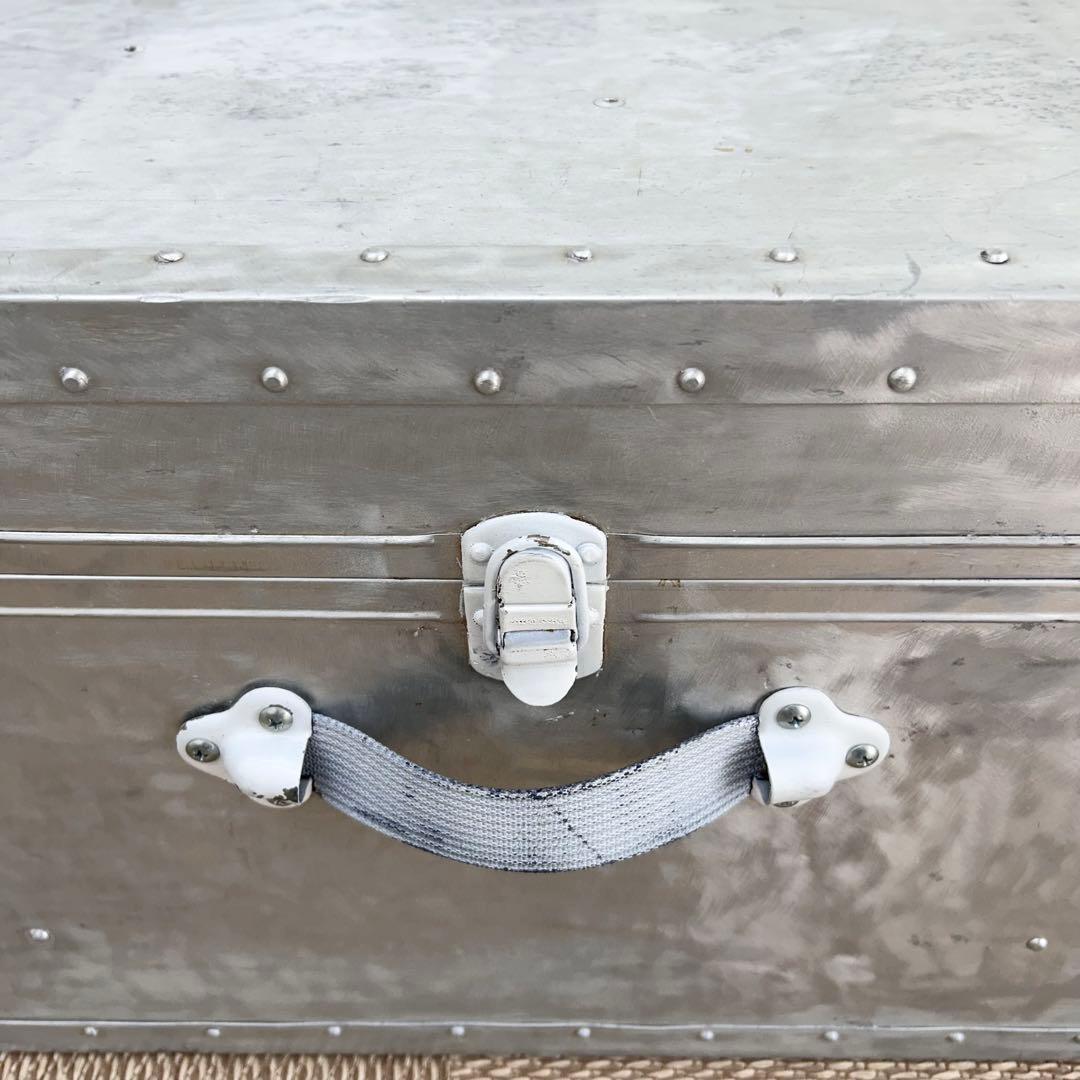 【希少レア】70年代 大型ジュラルミンケース 内張り新品 おしゃれ ヴィンテージ