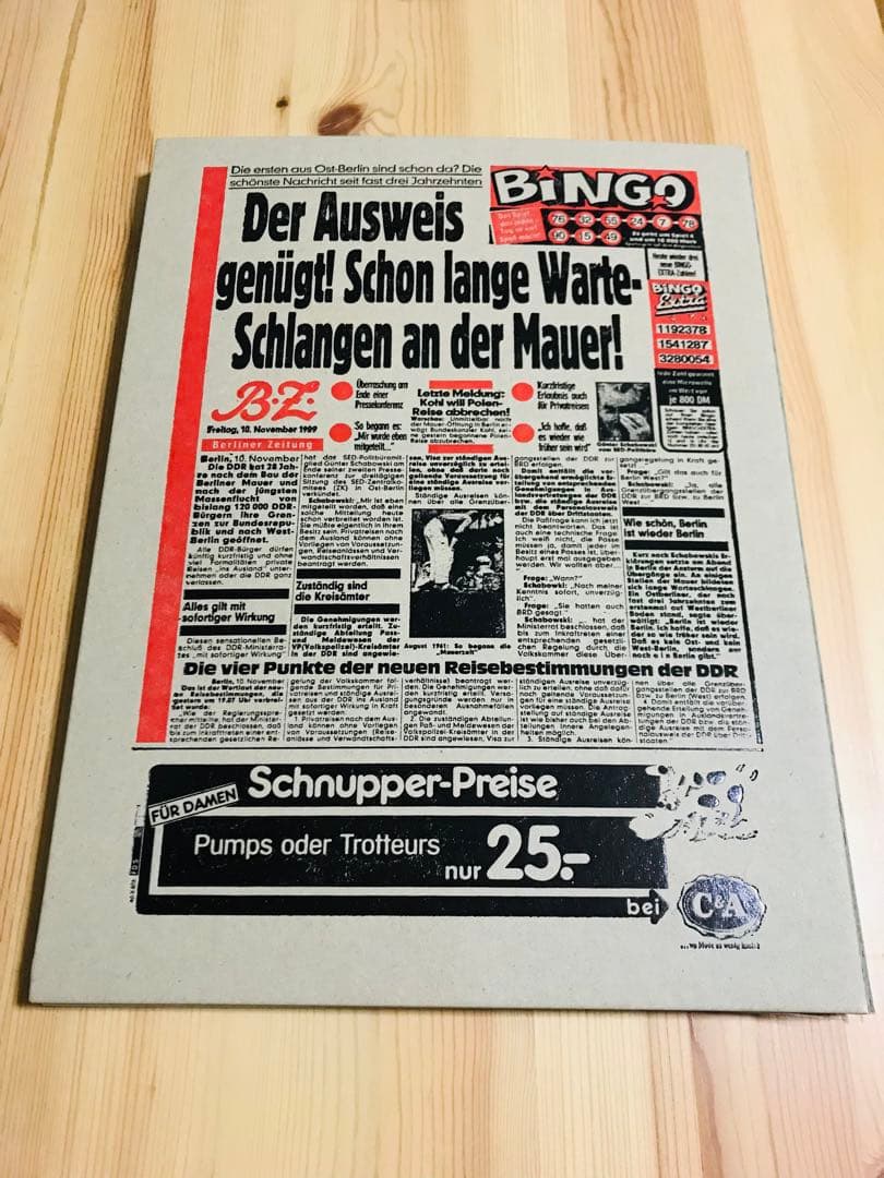 Mark Power 美品 サイン入 Die Mauer Ist Weg!