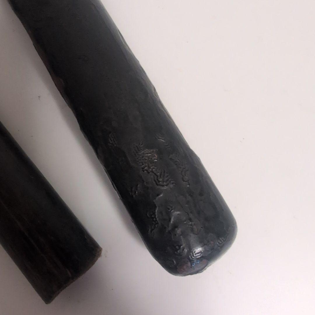 時代物　煙草入れ　煙管入れ　瑪瑙付き紐　古美術　煙管パイプ　キセル　メノウ石