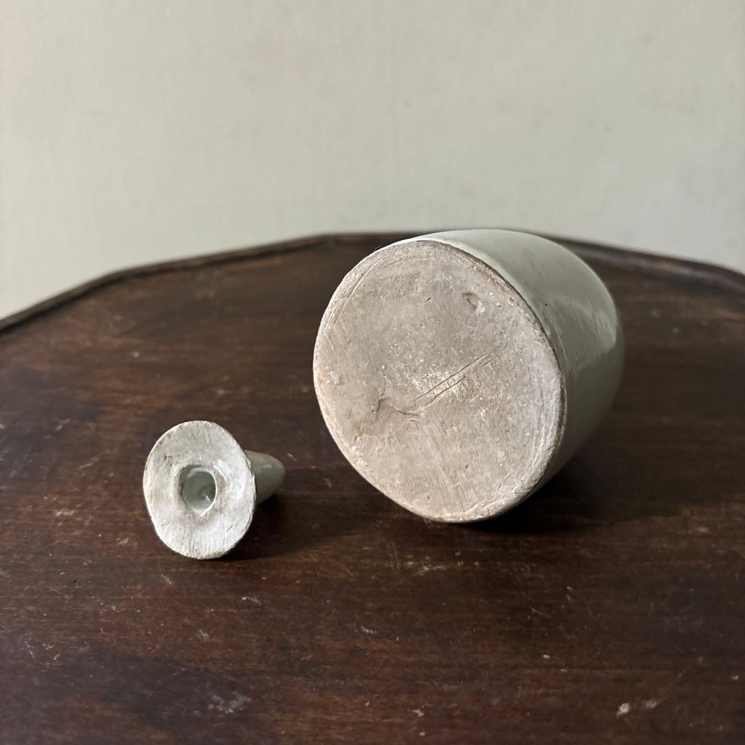 李朝灯火器　油壺　韓国アンティーク　朝鮮古美術　古民芸　骨董　古道具　スッカラ