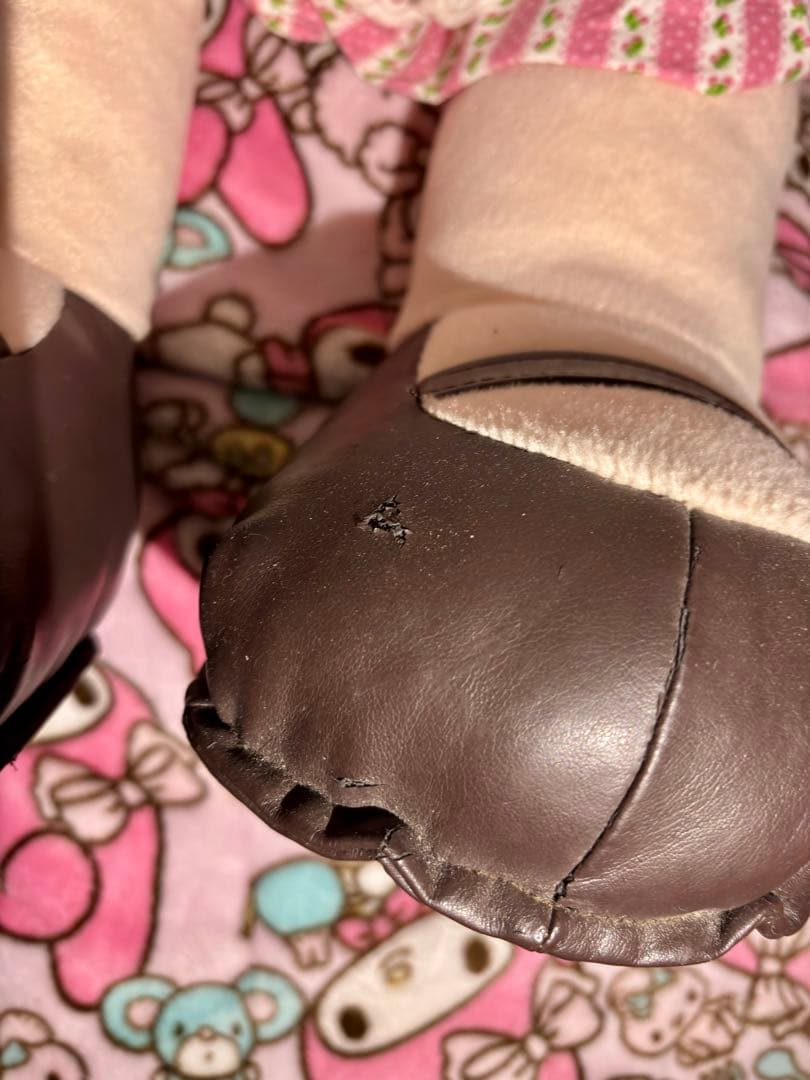 不二家ぺこちゃん　シリアルナンバー入り大型ぬいぐるみ