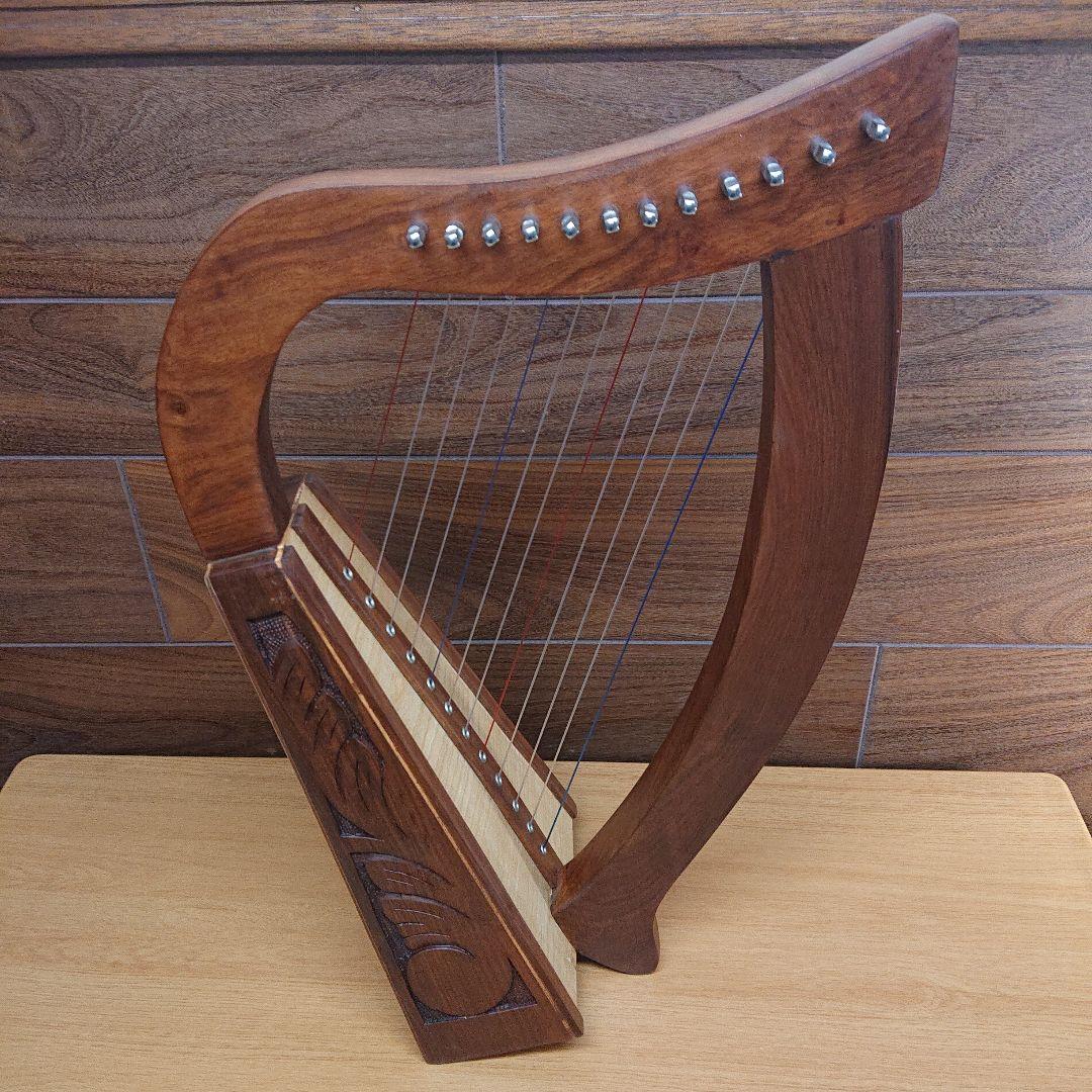 ベイビーハープ 12弦 専用バッグ 教本 チューニングキー付きミッドイースト