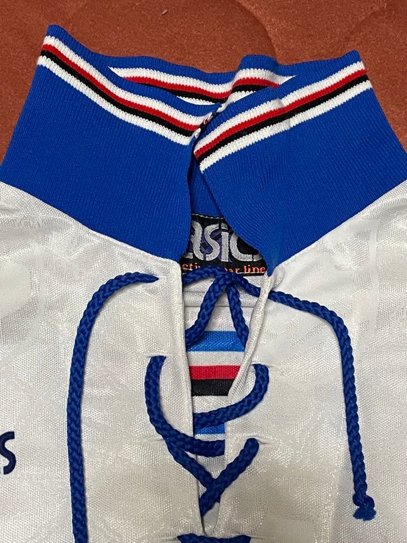 サンプドリア 94-95長袖シャツ L ホワイト　MADE IN ITALY