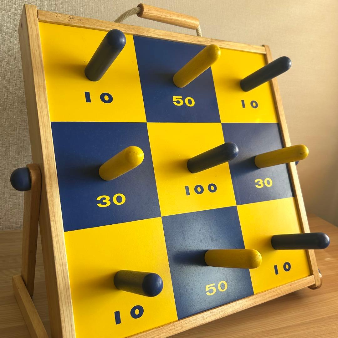 廃盤品　ニチガン　プレイボード9 輪投げ　ストラックアウト　玉入れ　レトロ