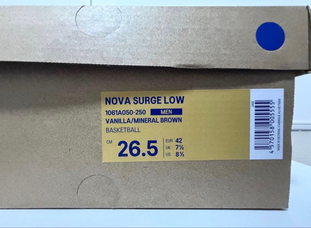 シューズ(男性用) asics ballaholic nova surge low 26.5