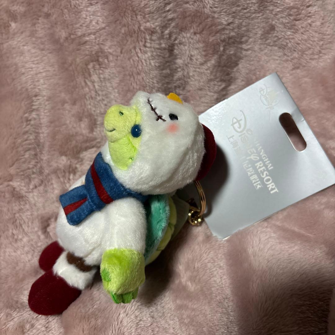 ♥️上海ディズニー♪クリスマス オルメルくんぬいぐるみキーチェーン♥️