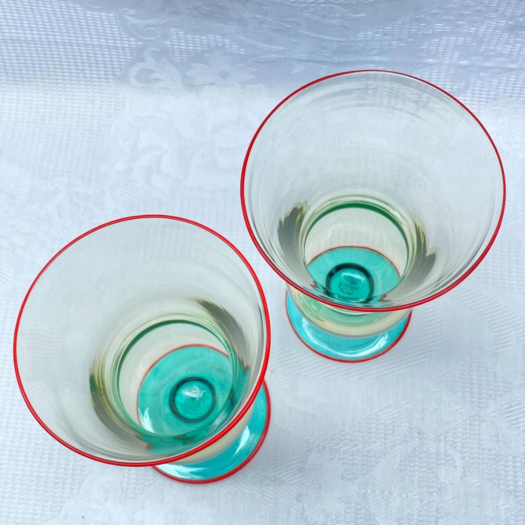 希少 大平洋一 Yoichi Ohira ベネチアンガラス グラス 2客セット