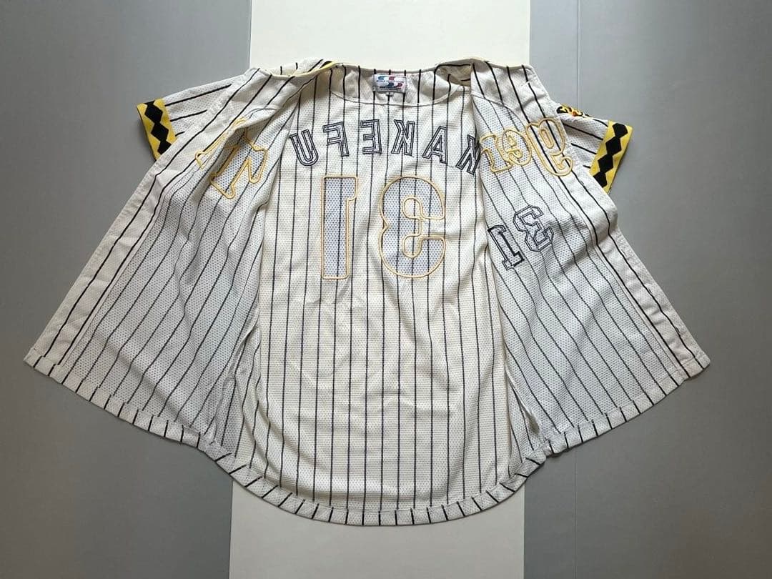 阪神タイガース ユニフォーム 31 掛布雅之選手　輝流ライン