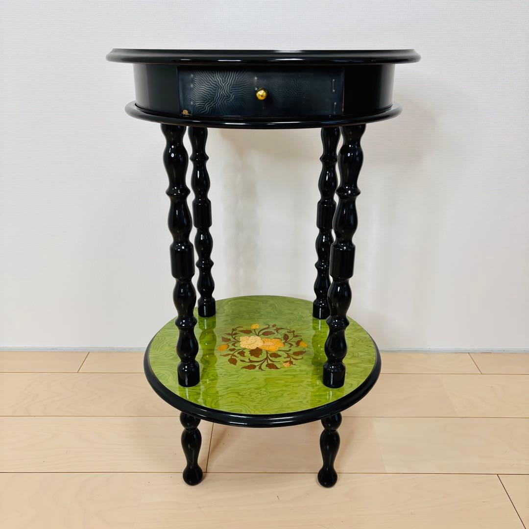 イタリア製　サイドテーブル　アンティーク　ビンテージ　送料込み