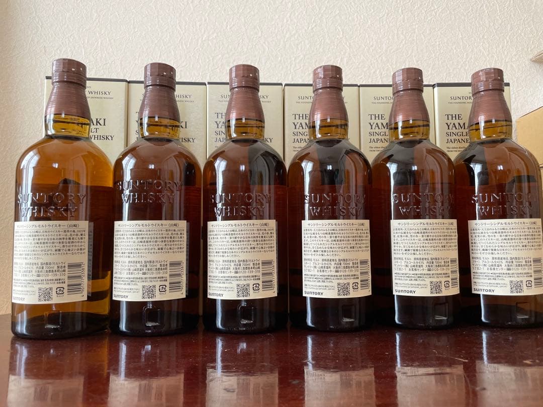 【新品未開封】山崎ノンエイジ　700ml×6本箱付