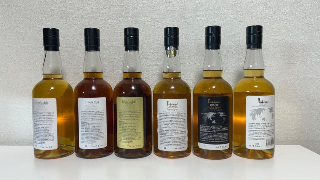 【未開封】イチローズモルト 6本 ミズナラ ウッドリザーブ ワインウッド etc