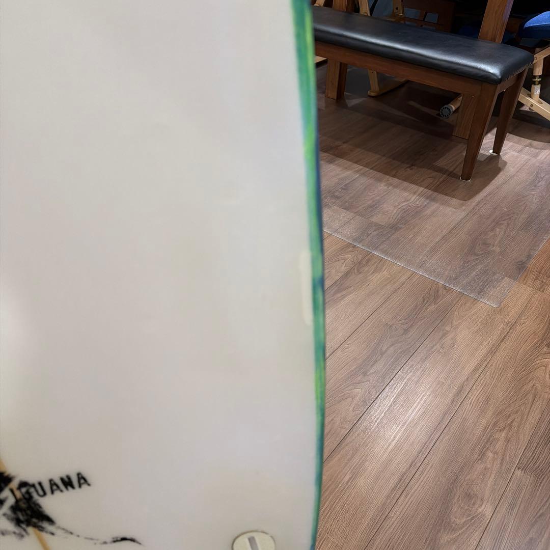 ジャスティスサーフボード　グリーンイグアナモデル