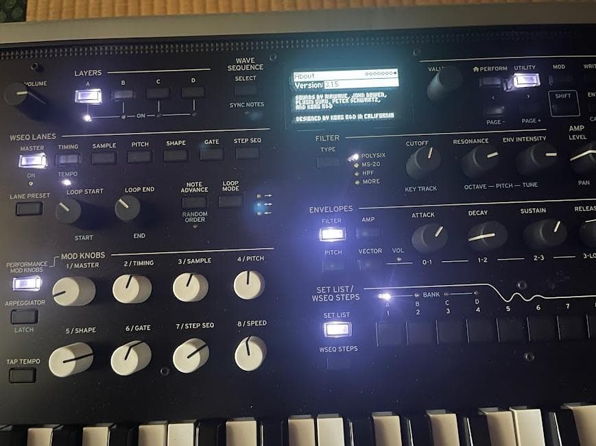 鍵盤楽器 korg wavestate Mk2
