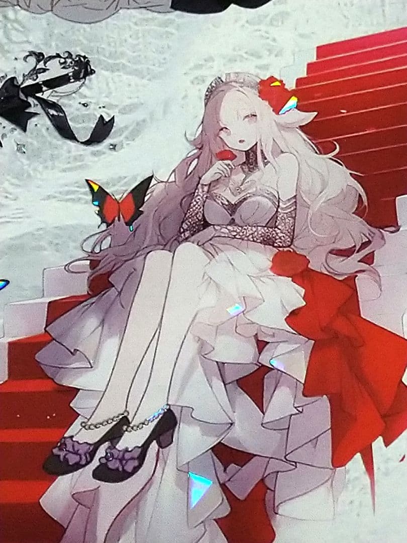 廃盤品✩J1062＃血祭影(贝壳光)紫袖烟切り売り海外人物女の子AIマステ