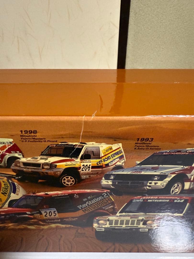 【値下げ】Norev 1/43 三菱パジェロ パリダカ優勝車 6台セット