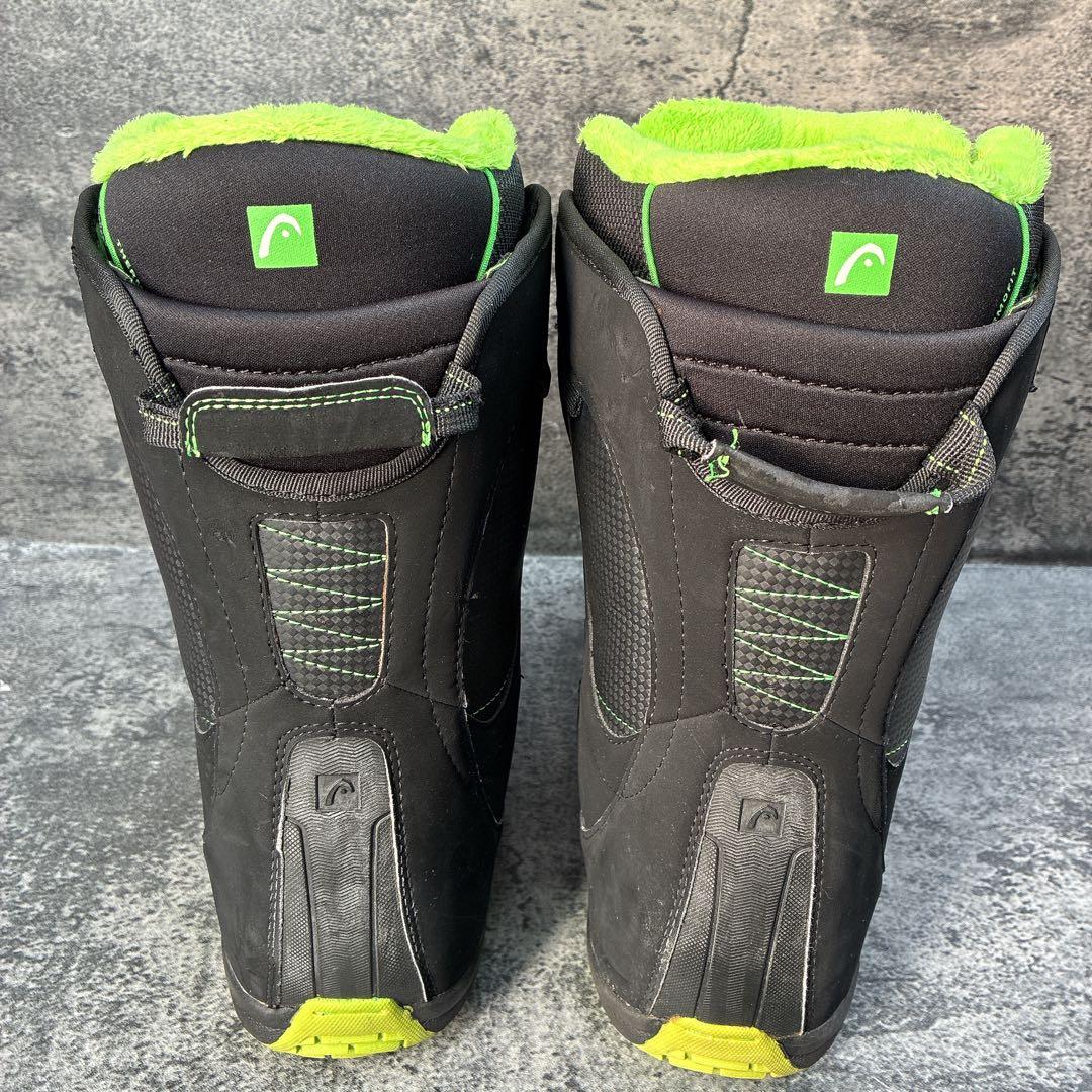 msさま　ヘッド ボア ブラック グリーン スノーボード ブーツ 28cm