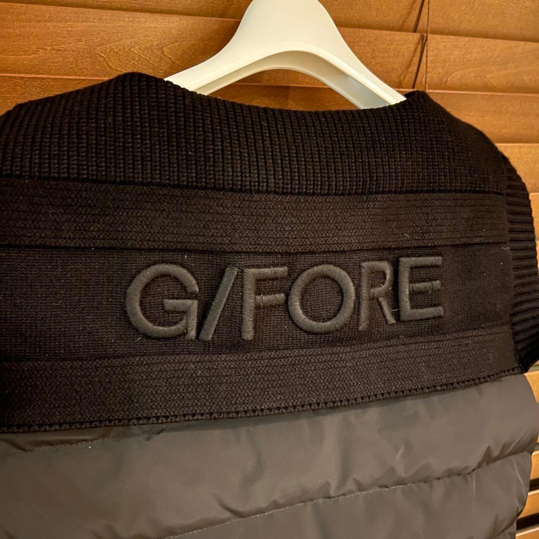 【黒L】G/FORE ジーフォア ゴルフ レディース ダウンベスト