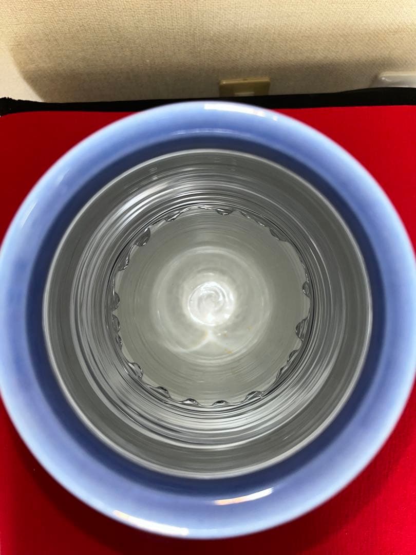 【大型 希少筋入】人間国宝 三代 徳田八十吉（正彦銘） 耀彩 花器 T205