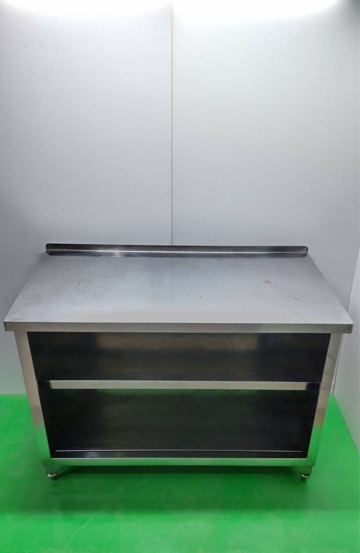 ☆地域限定送料無料☆工場整備品☆キャビネット　テーブル　幅1150 ステンレス