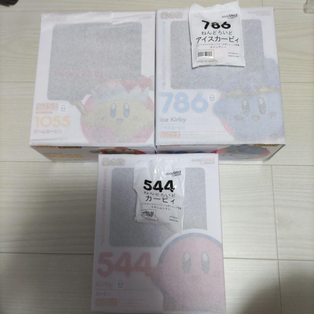 ねんどろいど　カービィ　アイスカービィ　ビームカービィ　特典付き