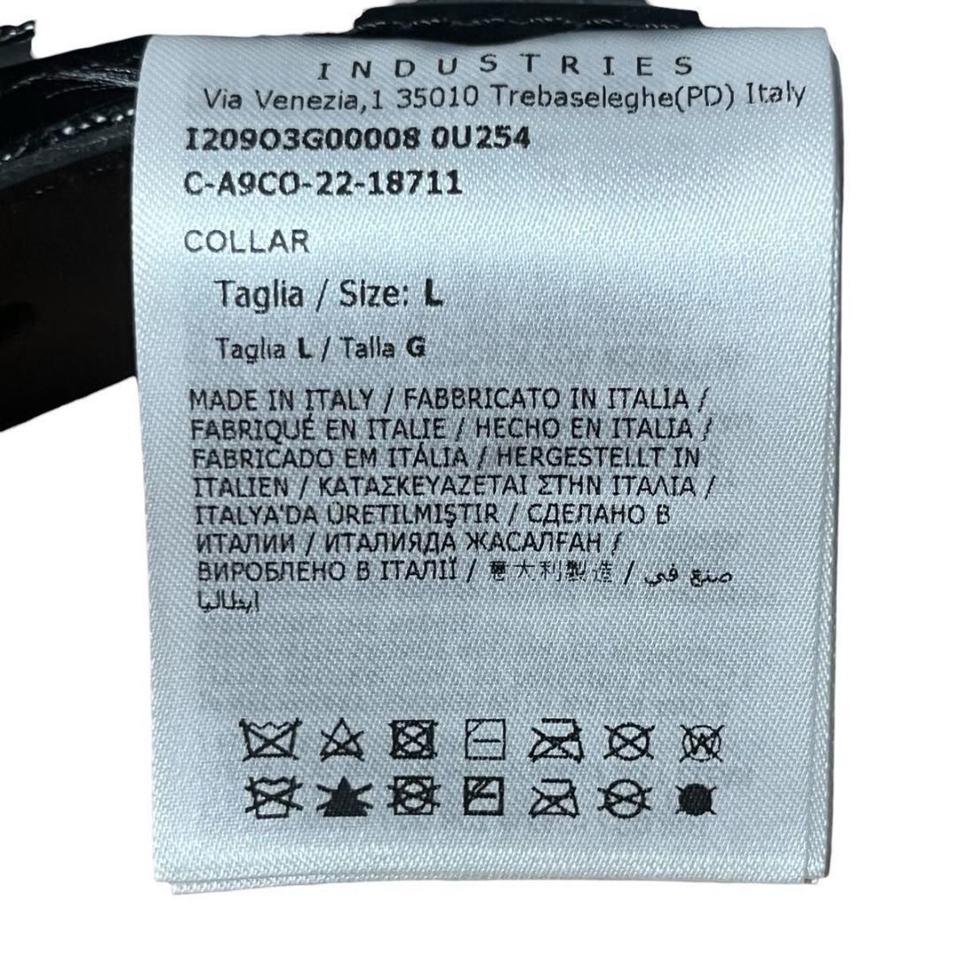 モンクレール×ポルド コラボ 犬用首輪 L ドッグカラー レザー 黒 ベルト