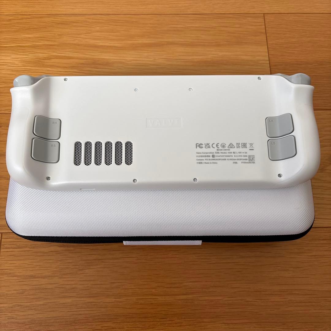 極美品　steamdeck 限定ホワイトバージョン　OLED 1T
