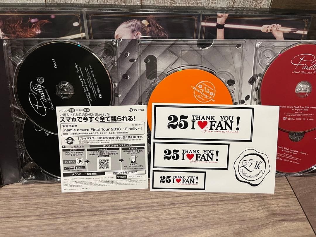 安室奈美恵/Finally/DVD/5形態/FC限定/スペシャルケース付