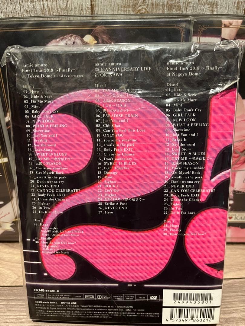 安室奈美恵/Finally/DVD/5形態/FC限定/スペシャルケース付