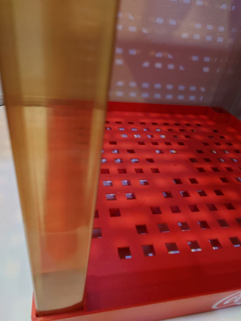 Coca-Cola メッシュオープンシェルフ プラスチック棚非売品ヴィンテージ