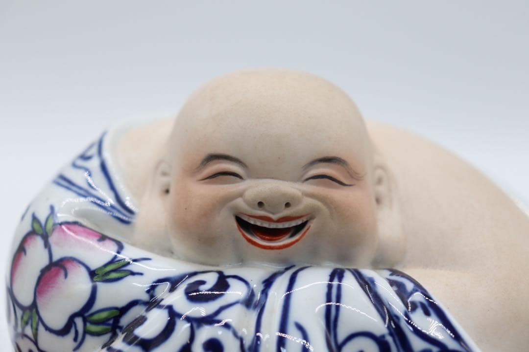 中国　景徳鎮　布袋　磁塑廠出品　送料込み0206