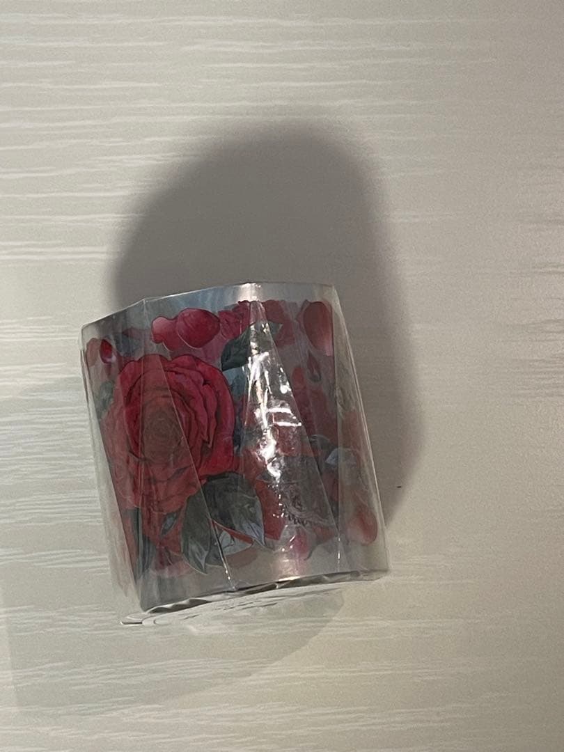 海外PETマステ 赤バラ5本