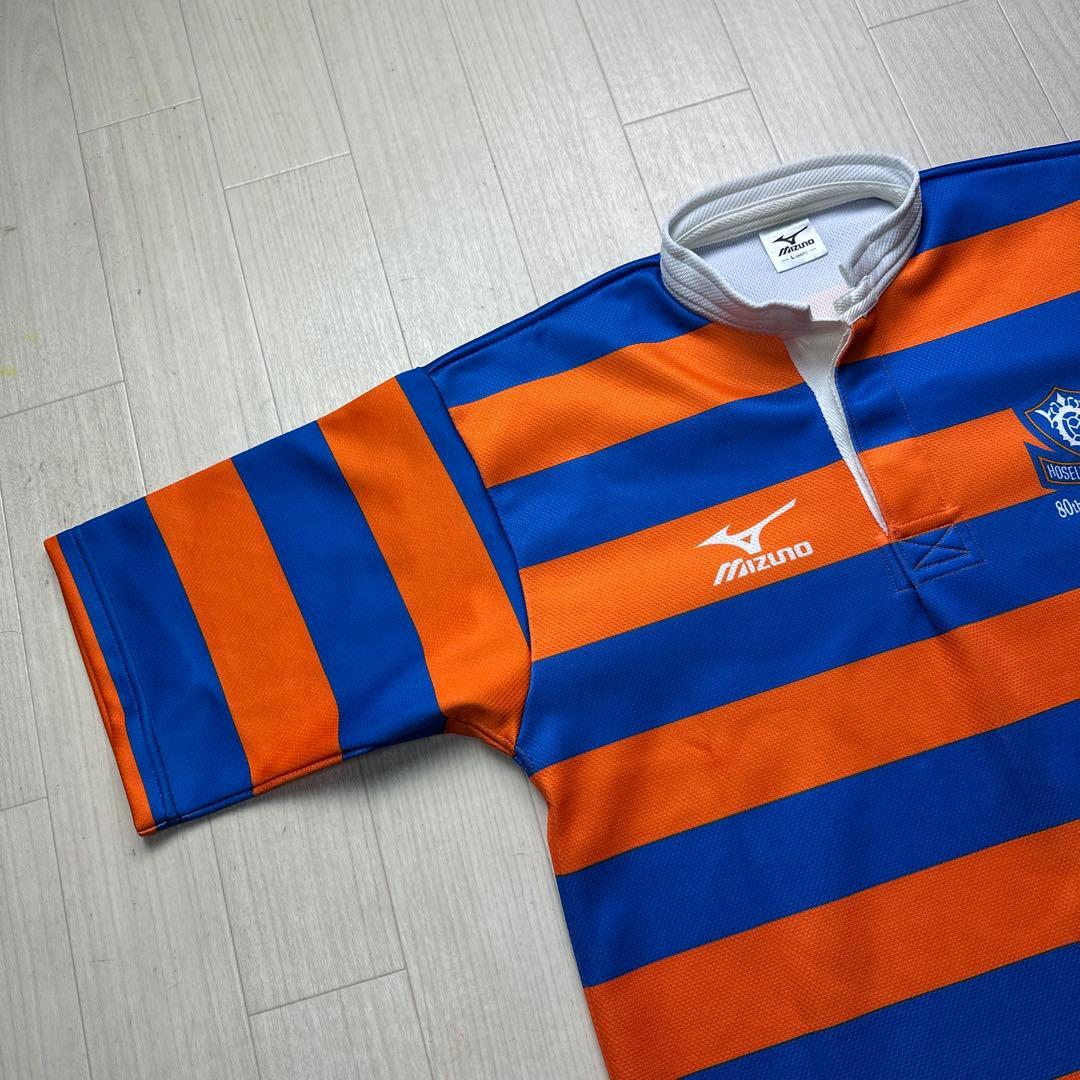 ミズノ法政大学ラグビー部ラガーシャツジャージユニフォームL 創部80周年記念